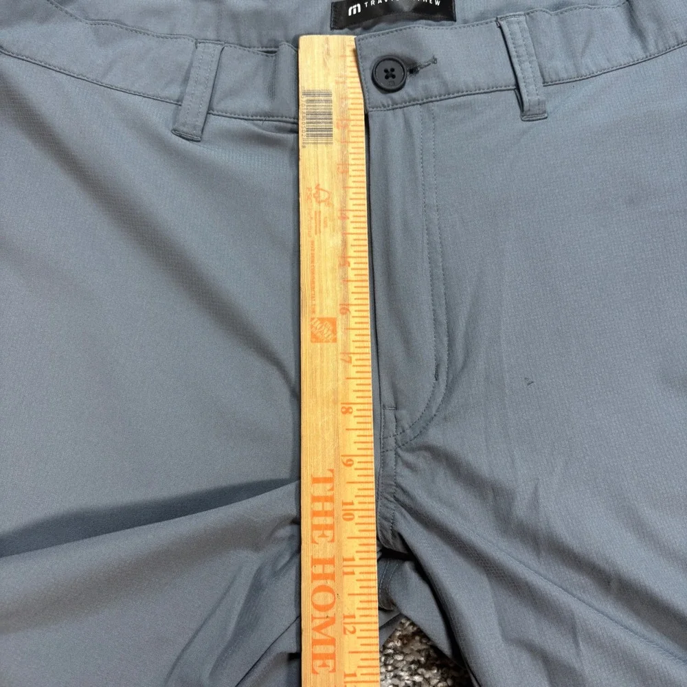 Travis Mathew Men's 34 Grey Active Tech Performance Jogger Pants Golf Casual